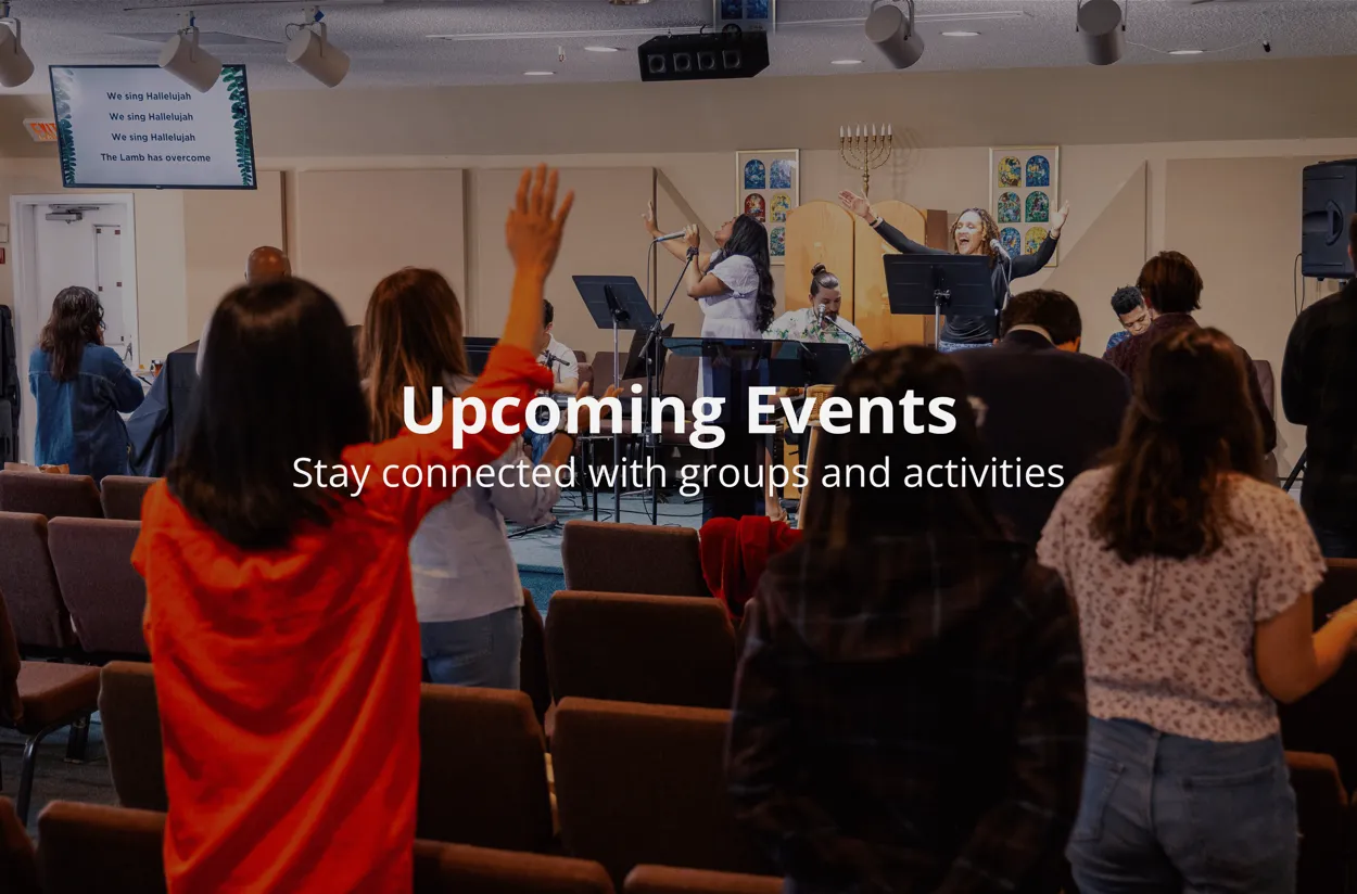 Upcoming Events. Stay connected with groups and activities