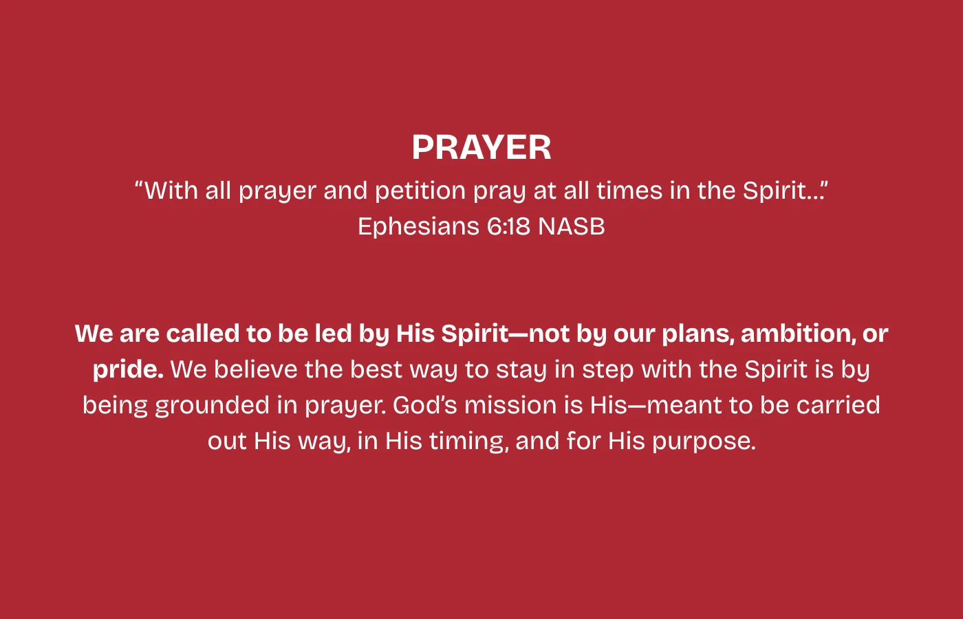 Prayer